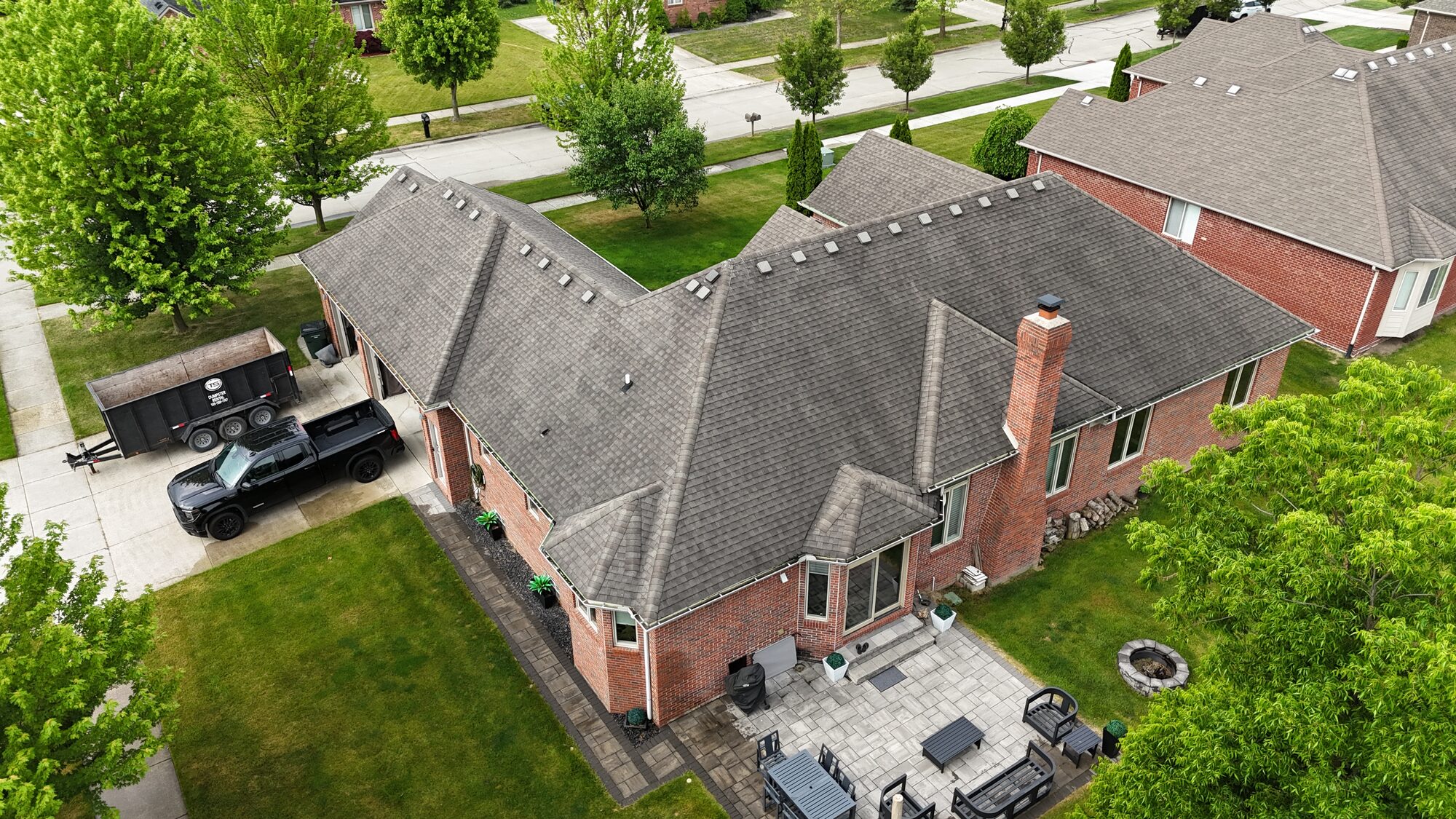 Residential roof replacement project in Metro Detroit, MI — Roofcom (#15)