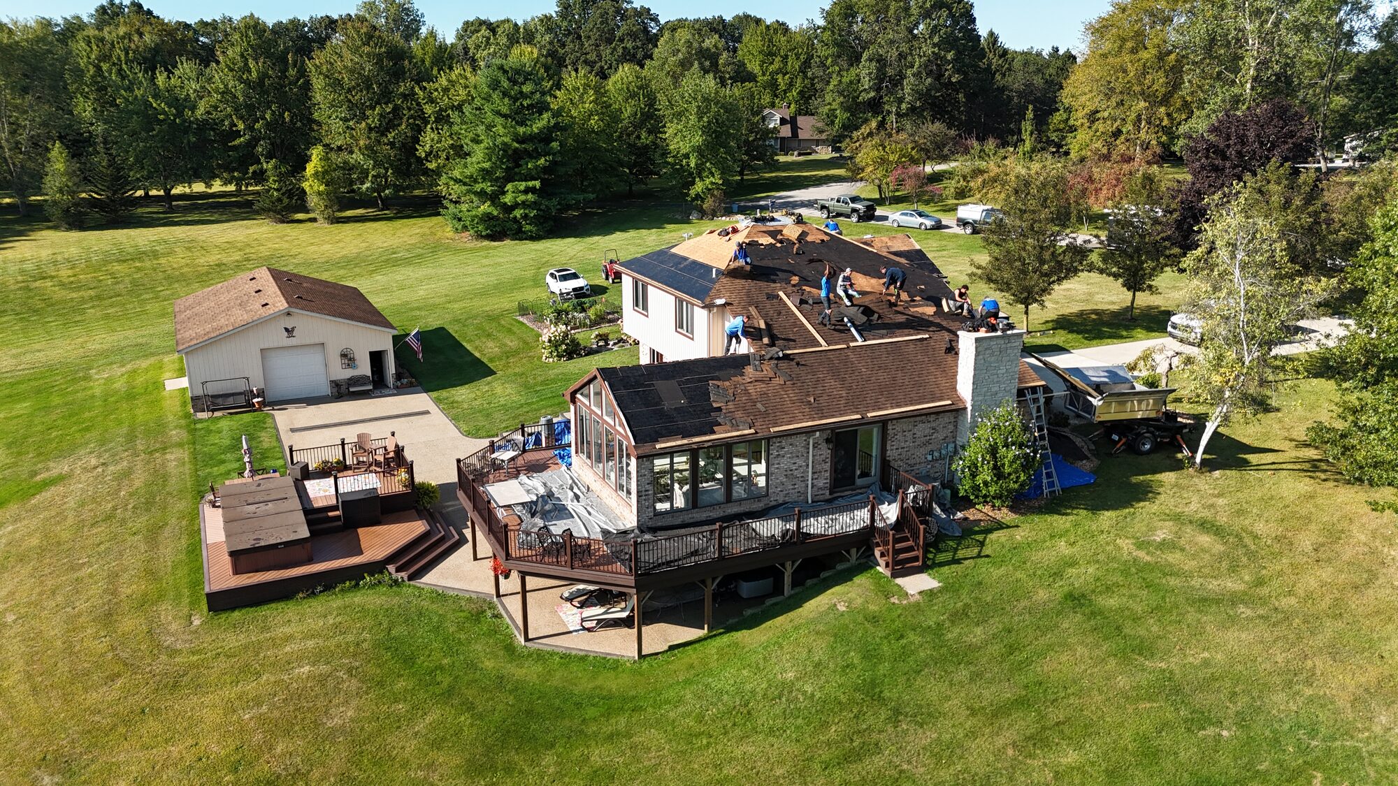 Residential roof replacement project in Metro Detroit, MI — Roofcom (#50)