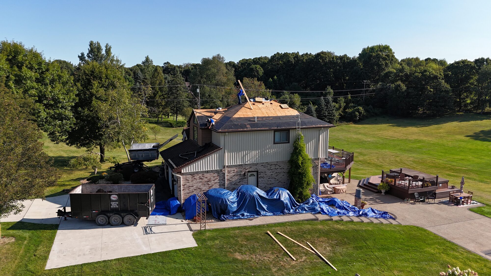 Residential roof replacement project in Metro Detroit, MI — Roofcom (#56)
