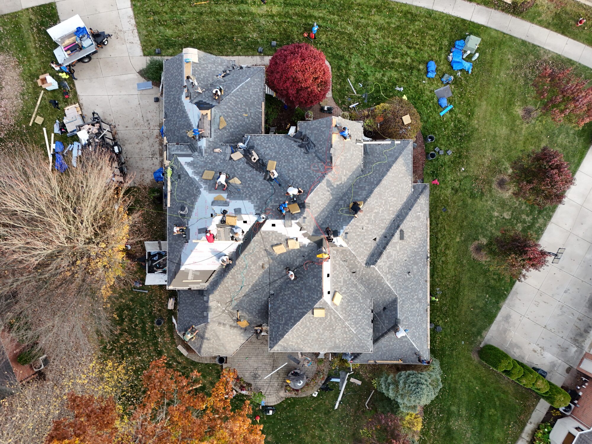 Residential roof replacement project in Metro Detroit, MI — Roofcom (#59)